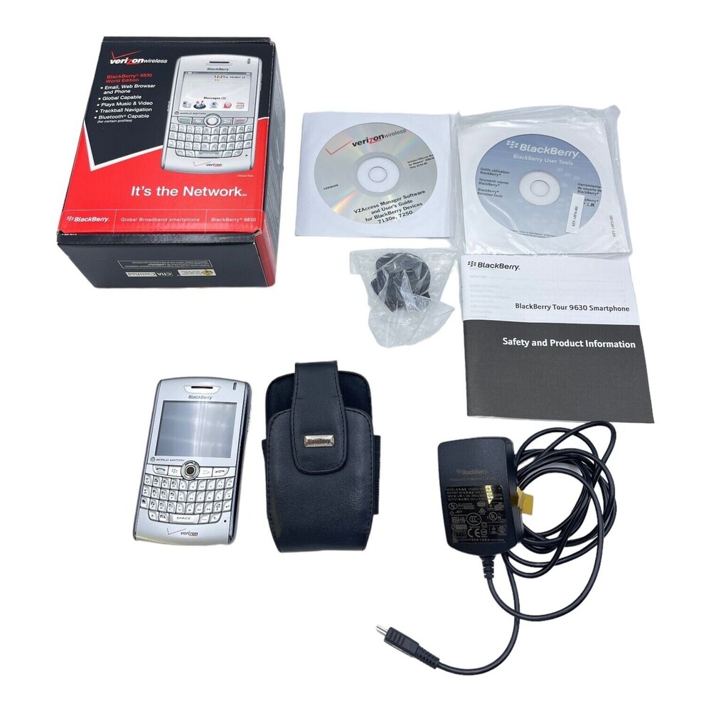 BlackBerry 8830 - Silver (Verizon) Smartphone - No Battery
